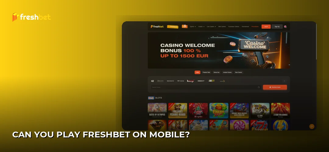 Freshbet website screenshot
